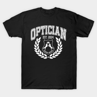 Custom College Optician Graduation 2024 T-Shirt